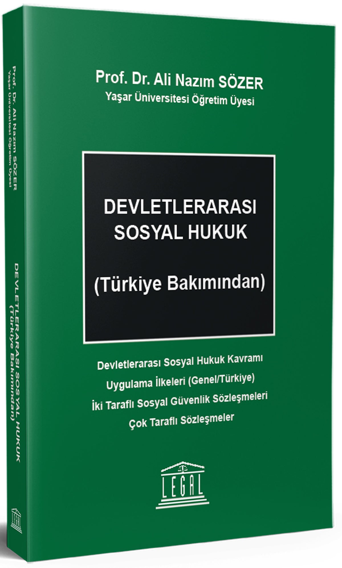 Devletlerarası Sosyal Hukuk - Ali Nazım Sözer kitap kapağı