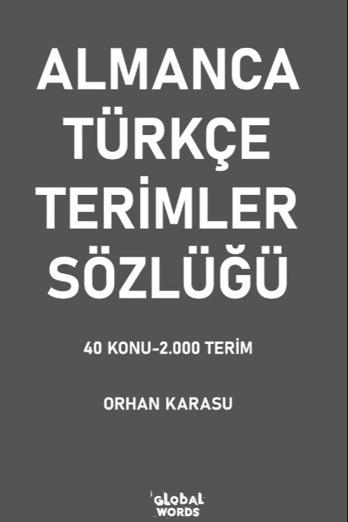 Almanca-Türkçe Terimler Sözlüğü - Orhan Karasu kitap kapağı