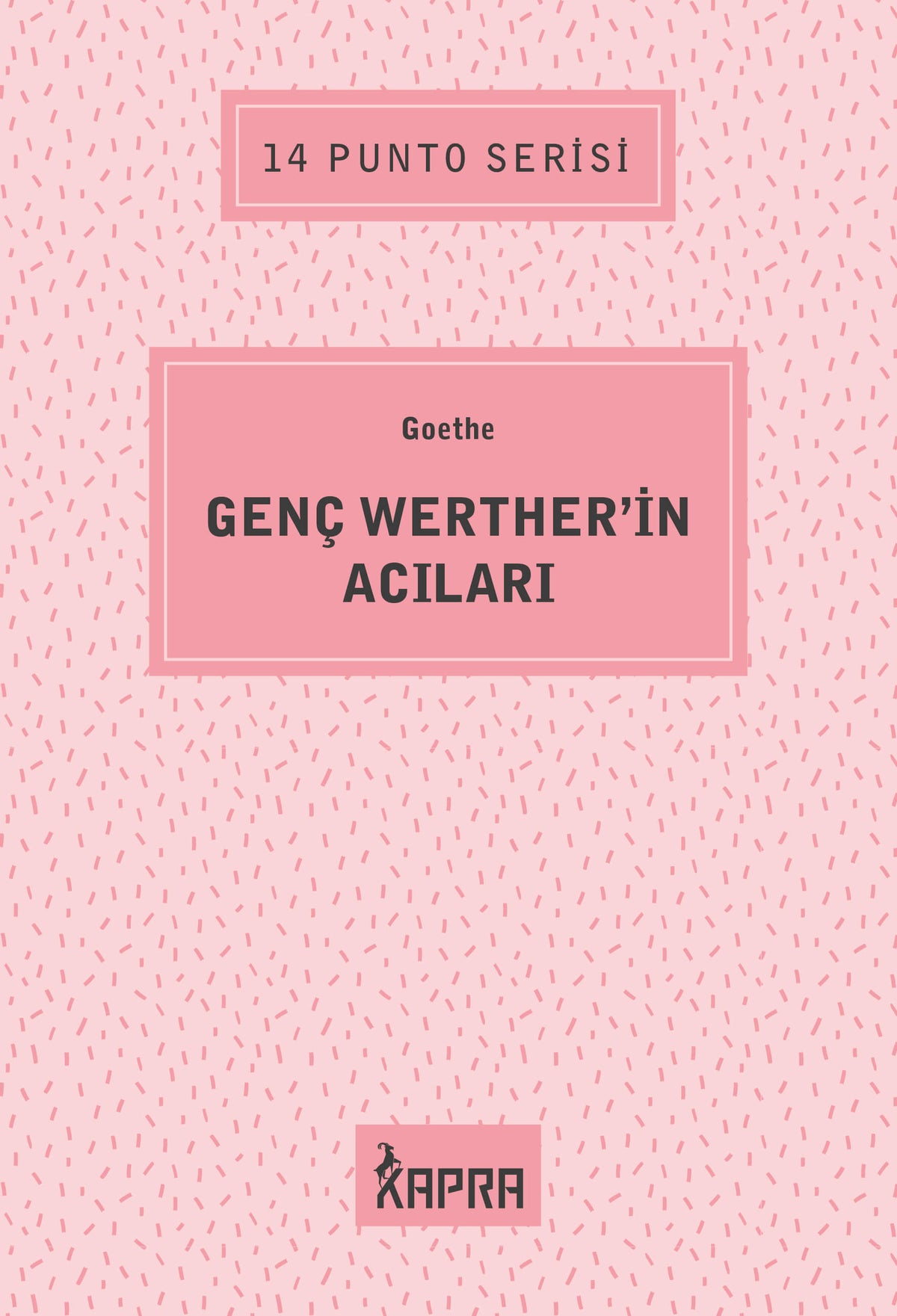 Genç Werther'in Acıları / 14 Punto Serisi - Johann Wolfgang Goethe kitap kapağı
