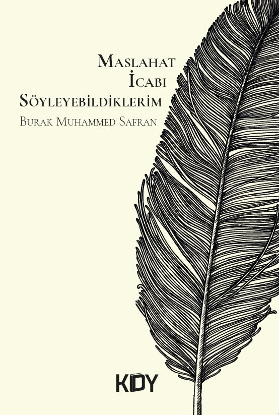 Maslahat İcabı Söyleyebildiklerim - Burak Muhammed Safran kitap kapağı