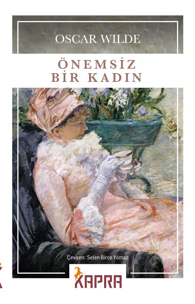 Önemsiz Bir Kadın - Oscar Wilde kitap kapağı