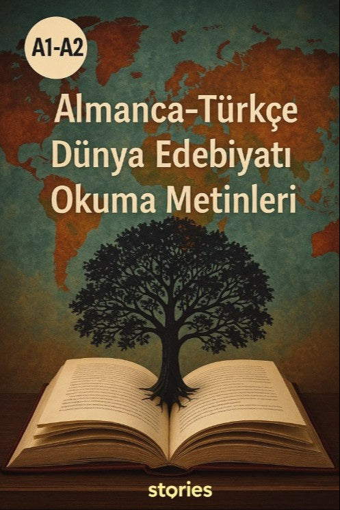 A1-A2 Almanca-Türkçe Dünya Edebiyatı Üzerine Okuma Metinleri - Kolektif kitap kapağı