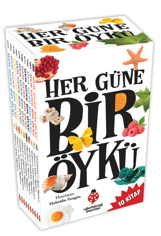 Her Güne Bir Öykü Seti (10 Kitap) - Muhiddin Yenigün kitap kapağı