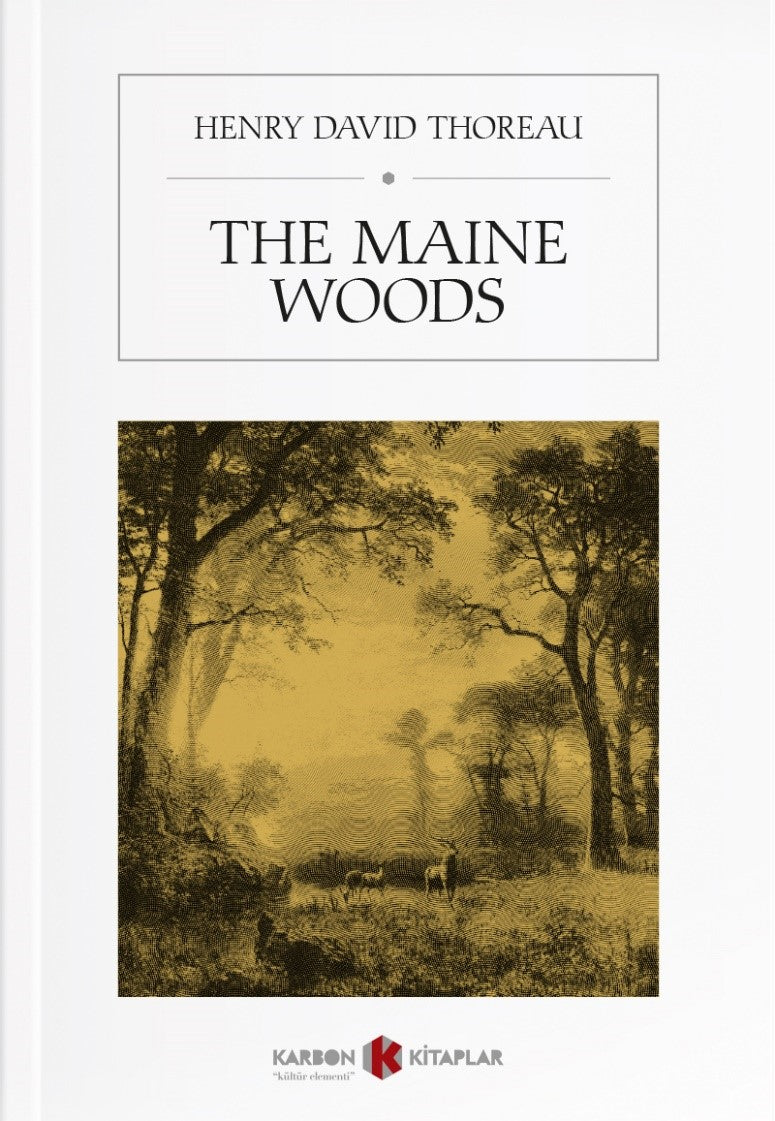The Maine Woods - Henry David Thoreau kitap kapağı