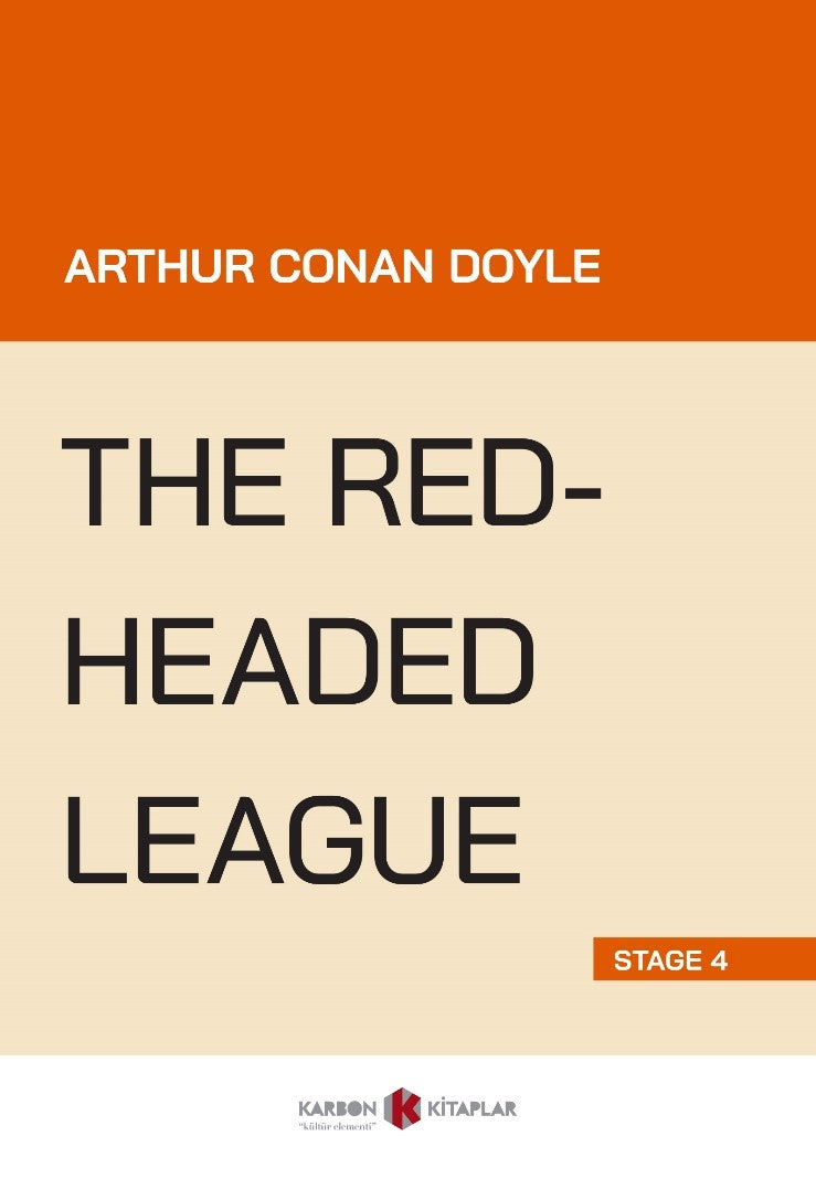 The Red-Headed League (Stage 4) - Sir Arthur Conan Doyle kitap kapağı