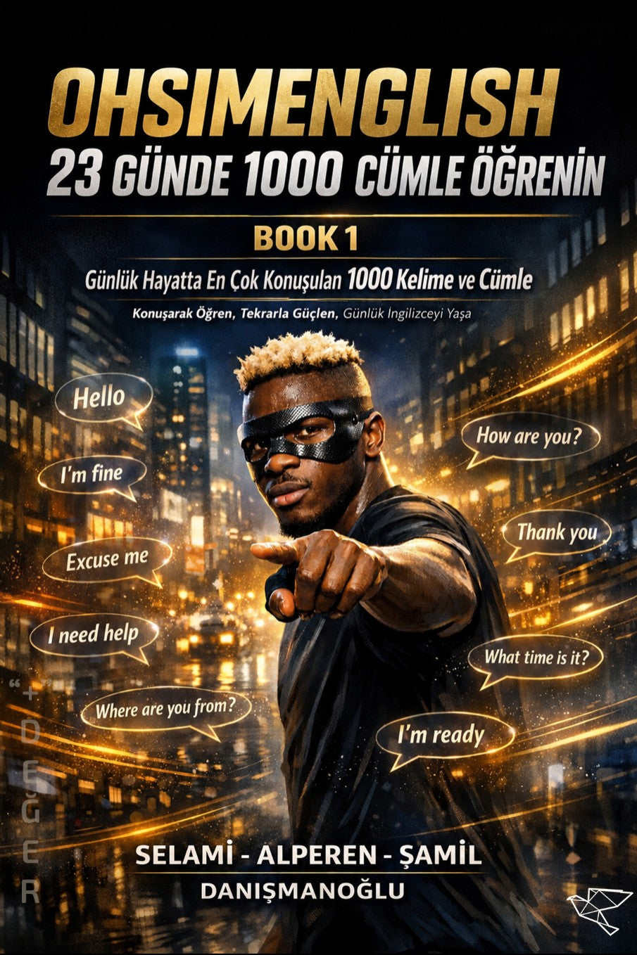 Ohsimenglish 23 Günde 1000 Cümle Öğrenin - Selami Danışmanoğlu kitap kapağı