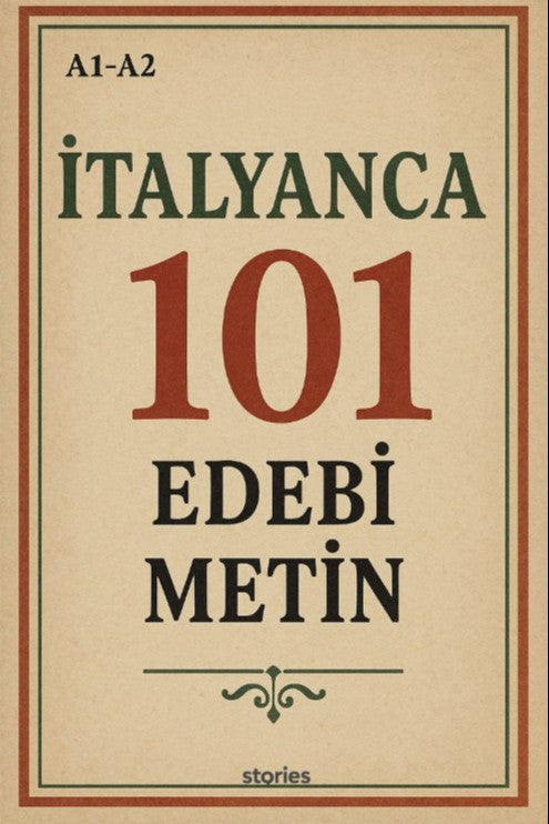 A1-A2 İtalyanca 101 Edebi Metin - Kolektif kitap kapağı