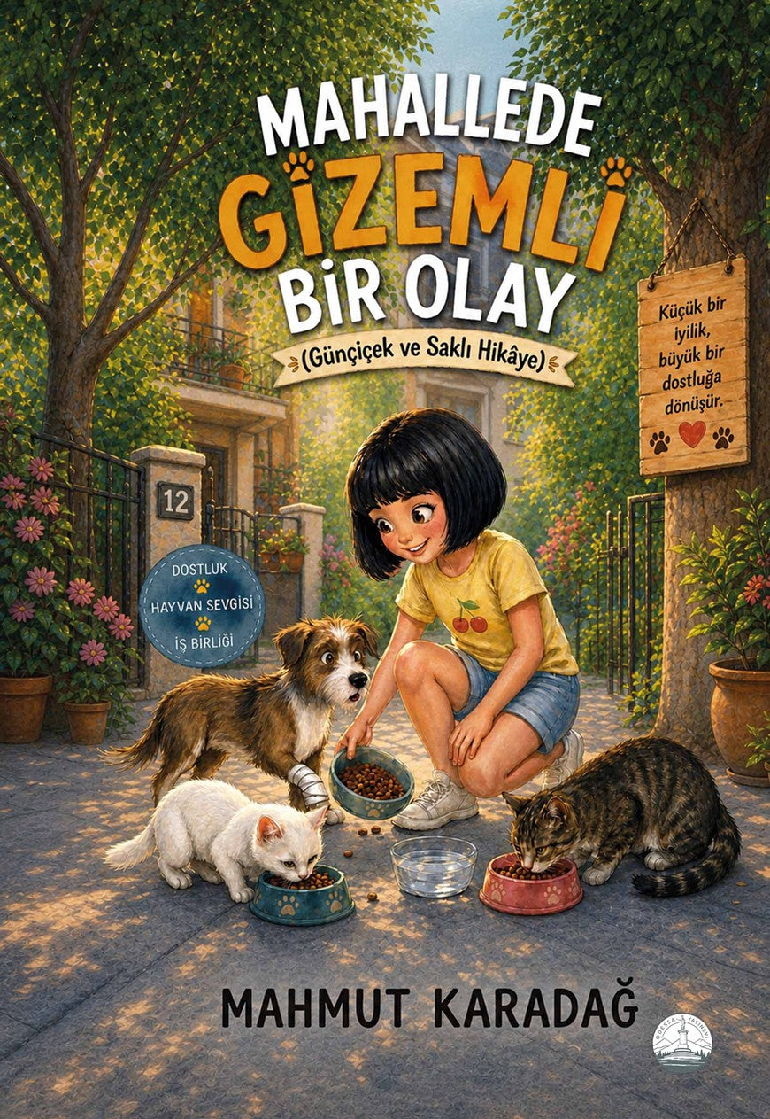 Mahallede Gizemli Bir Olay Günçiçek ve Saklı Hikaye - Mahmut Karadağ kitap kapağı