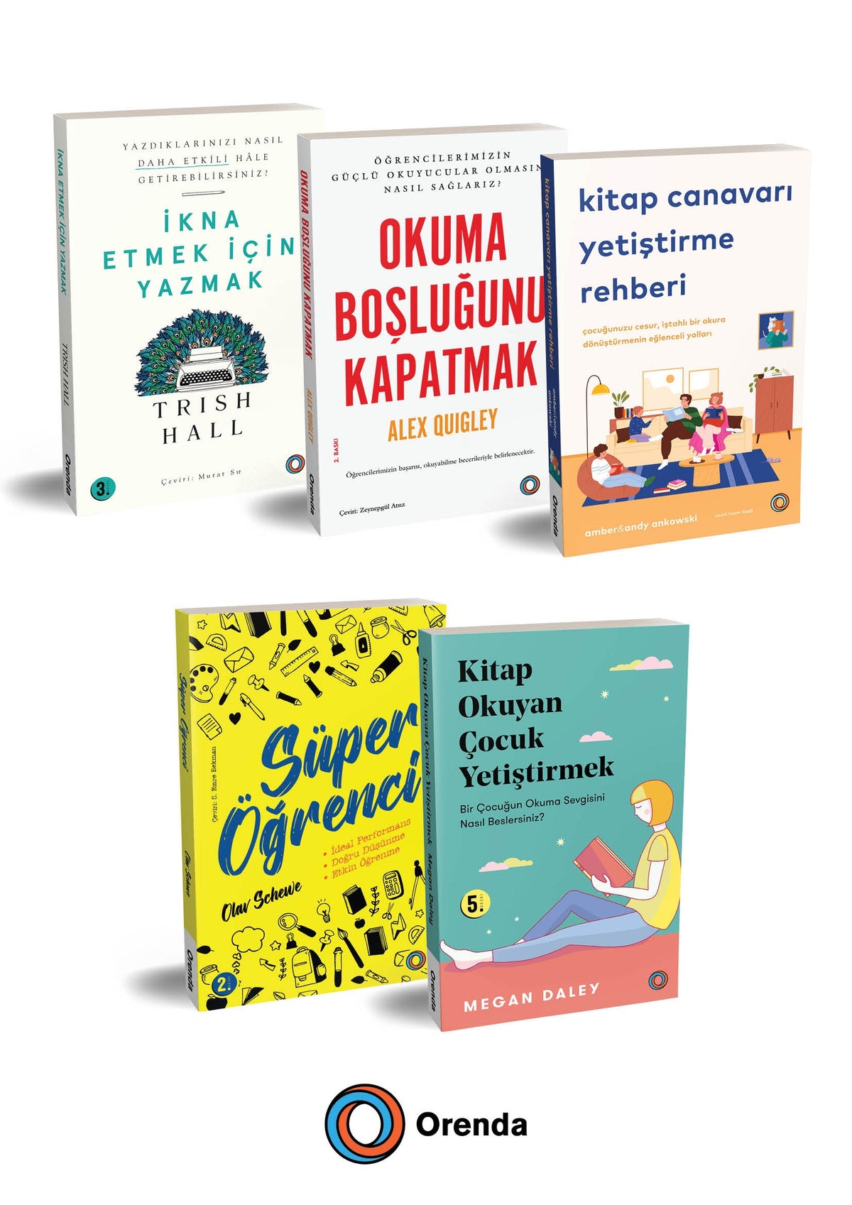 Okur Yazar Seti (5 Kitap) - Kolektif kitap kapağı