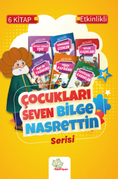 Çocukları Seven Bilge Nasrettin (6 Kitap) - Abdurrahman Neşeli kitap kapağı