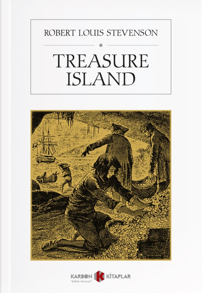 Treasure Island - Robert Louis Stevenson kitap kapağı