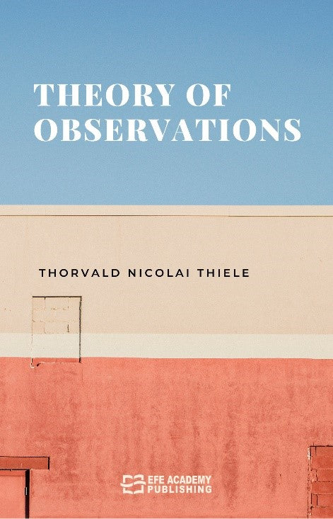 Theory of Observations - Thorvald Nicolai Thiele kitap kapağı