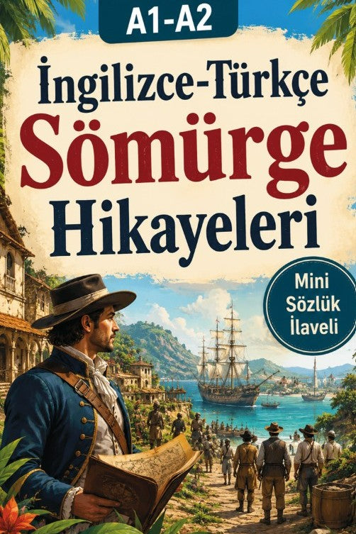 A1-A2 İngilizce-Türkçe Sömürge Hikayeleri - Kolektif kitap kapağı