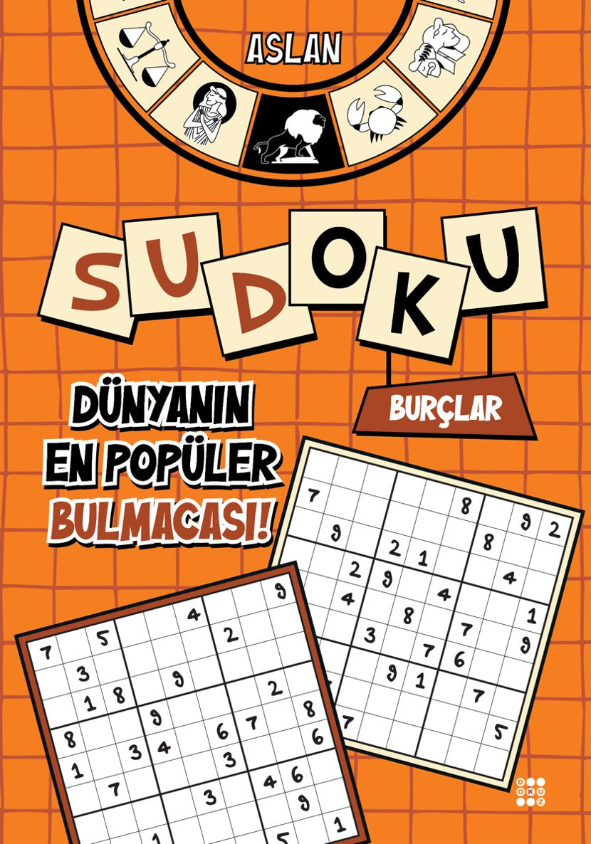 Burçlar Sudoku / Aslan (Kalem Hediyeli) - Murat Yalçın kitap kapağı