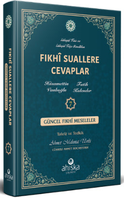 Fıkhi Suallere Cevaplar (7. Cilt) - Hüsamettin Vanlıoğlu kitap kapağı