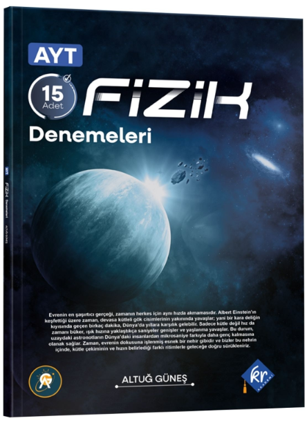 AYT Fizik Denemeleri 15 Adet - Altuğ Güneş kitap kapağı
