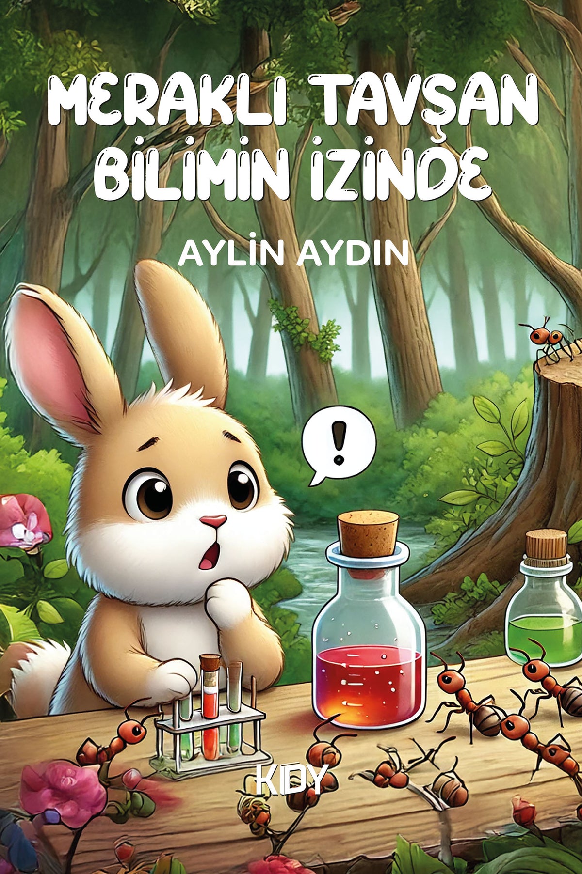 Meraklı Tavşan Bilimin İzinde - Aylin Aydın kitap kapağı