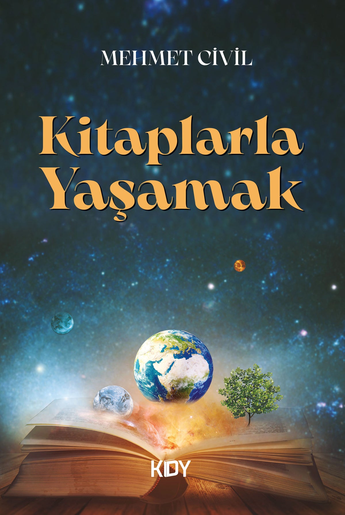 Kitaplarla Yaşamak - Mehmet Civil kitap kapağı