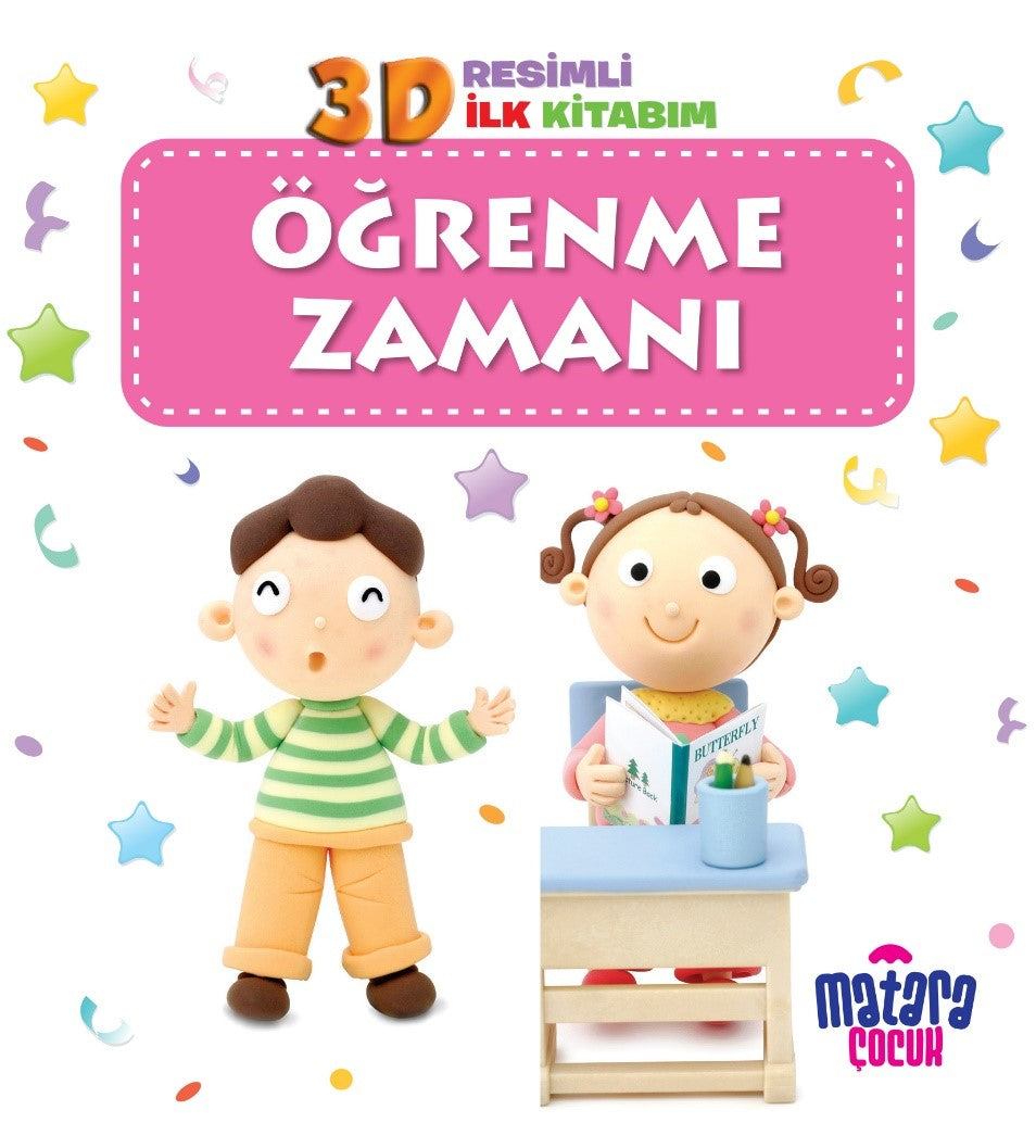 3D Resimli İlk Kitabım / Öğrenme Zamanı - Kolektif kitap kapağı