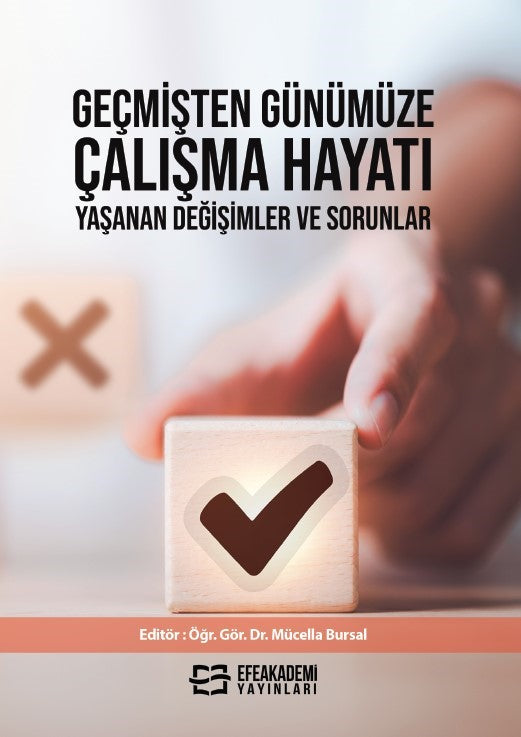 Geçmişten Günümüze Çalışma Hayatı, Yaşanan Değişimler ve Sorunlar - Öğr. Gör. Dr. Mücella Bursal kitap kapağı