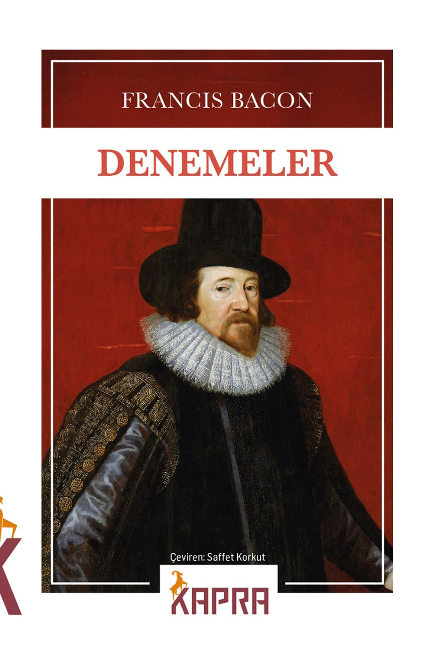 Denemeler - Francis Bacon kitap kapağı