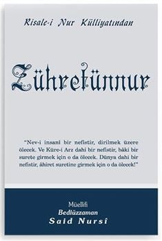 Zühretünnur - Bediüzzaman Said Nursi kitap kapağı
