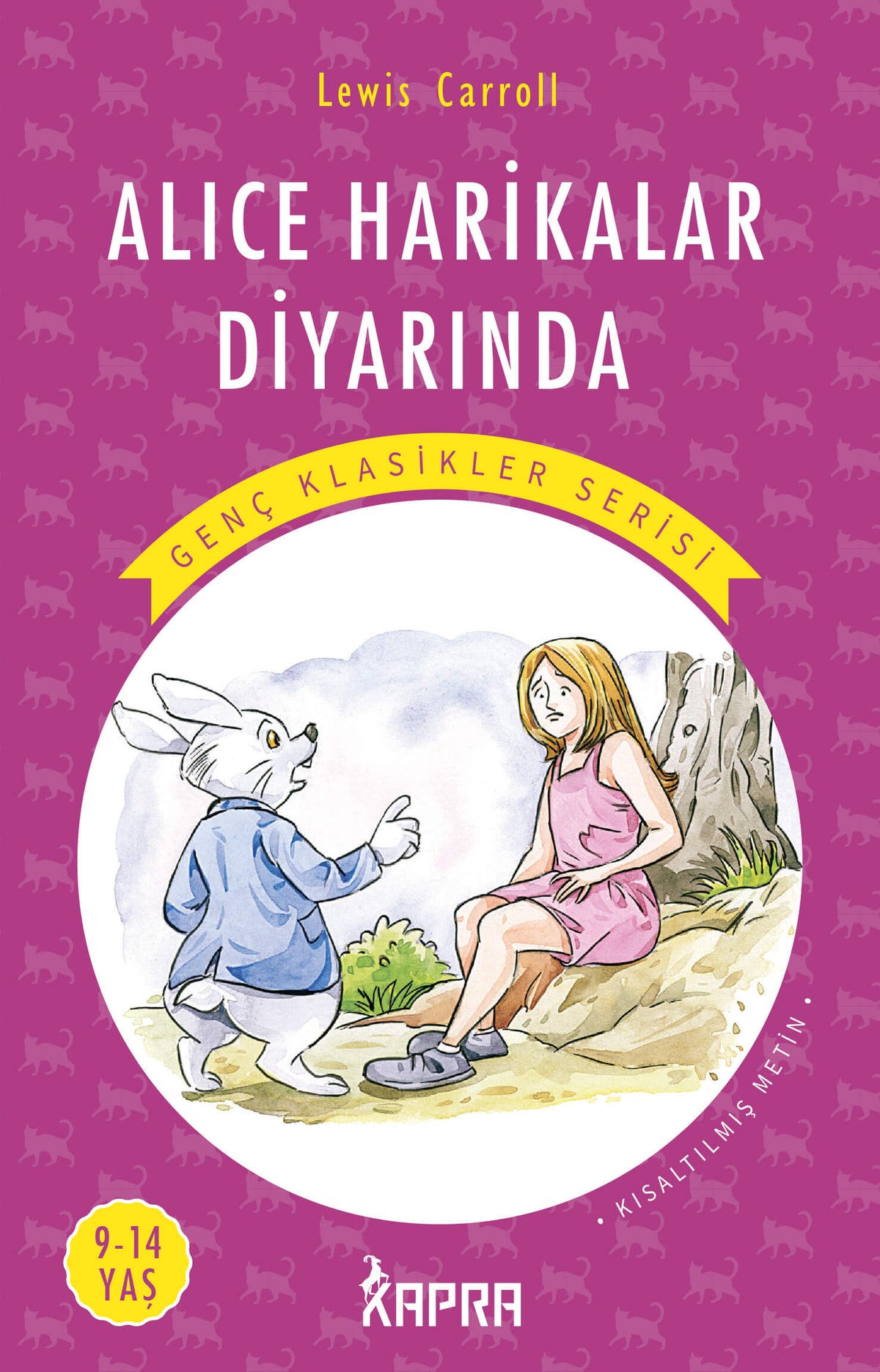 Alice Harikalar Diyarında / Resimli Genç Klasikler Serisi (Kısaltılmış Metin) - Lewis Carroll kitap kapağı
