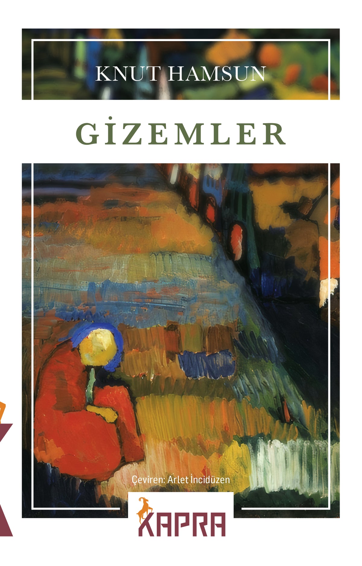 Gizemler - Knut Hamsun kitap kapağı