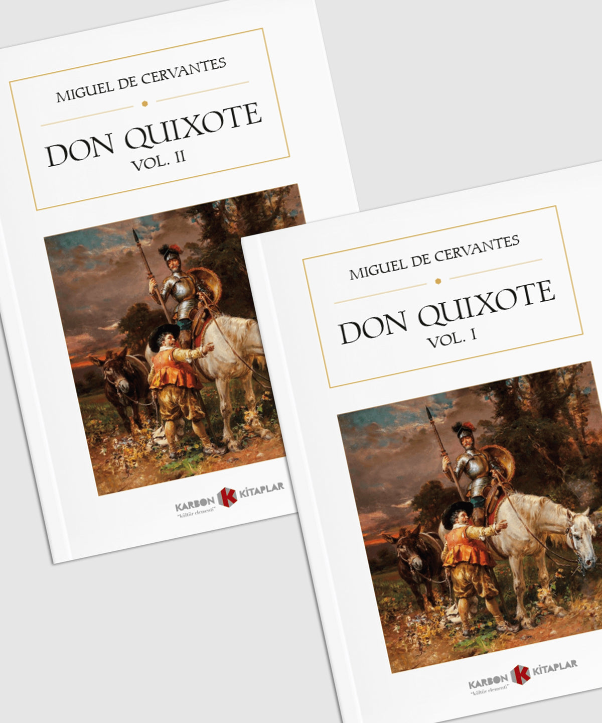 Don Quixote (2 Cilt Takım) - Miguel de Cervantes Saavedra kitap kapağı