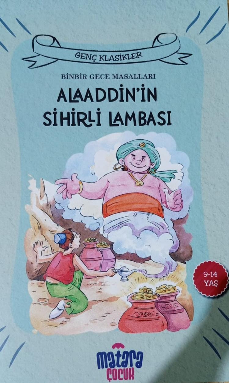 Alaaddin'in Sihirli Lambası Genç Klasikler Serisi - Kolektif kitap kapağı