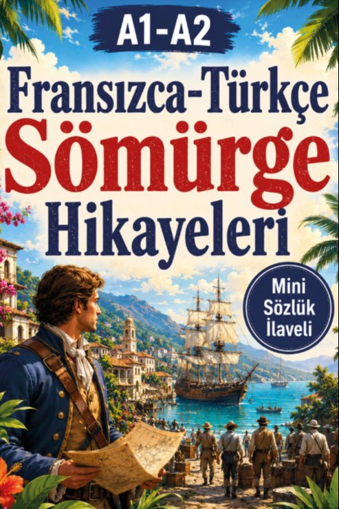 A1-A2 Fransızca-Türkçe Sömürge Hikayeleri - Kolektif kitap kapağı
