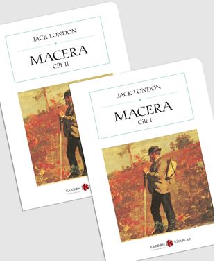 Macera (2 Cilt) (Cep Boy) (Tam Metin) - Jack London kitap kapağı
