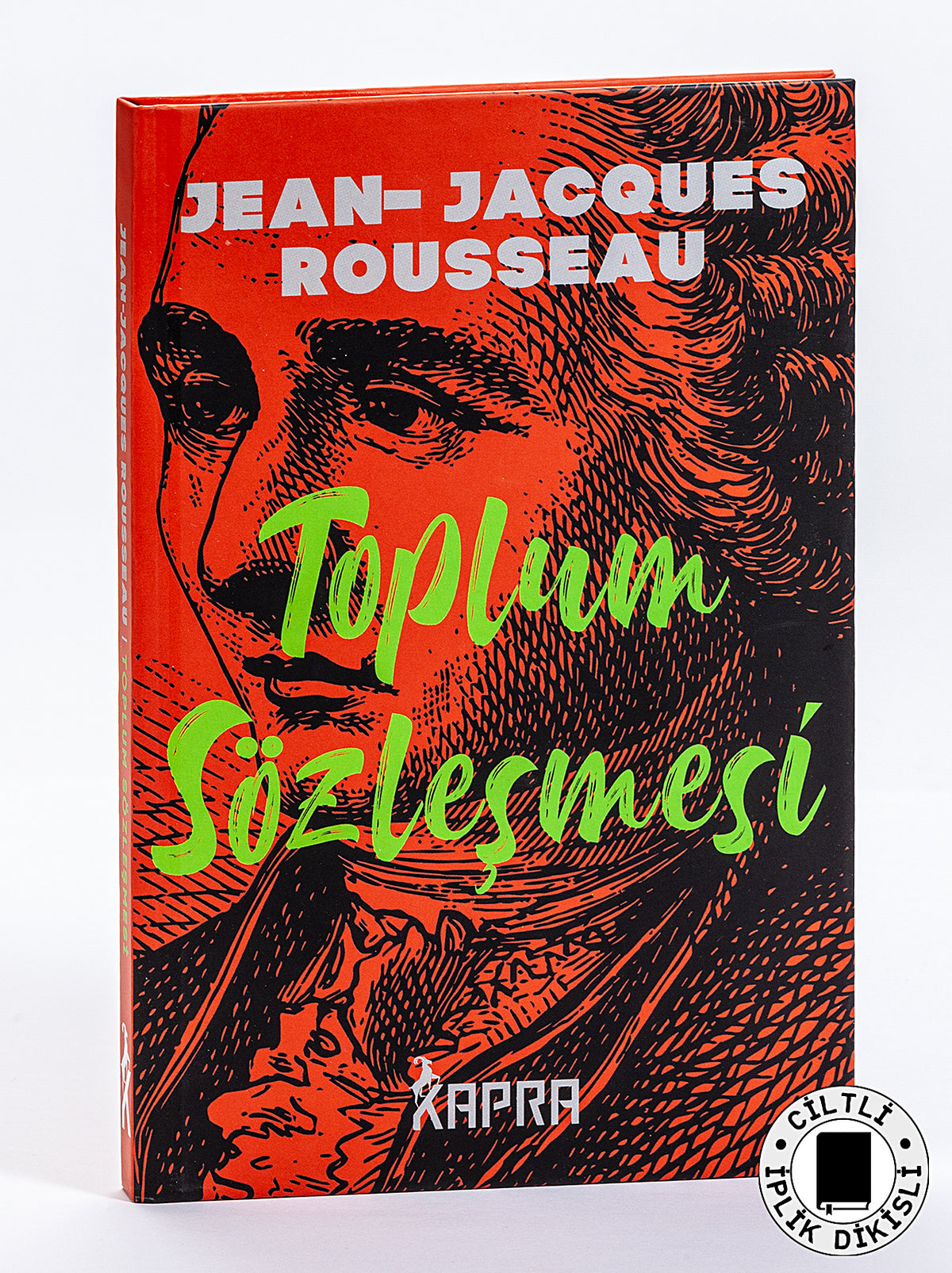 Toplum Sözleşmesi (Ciltli, İplik Dikişli) - Jean Jacques Rousseau kitap kapağı