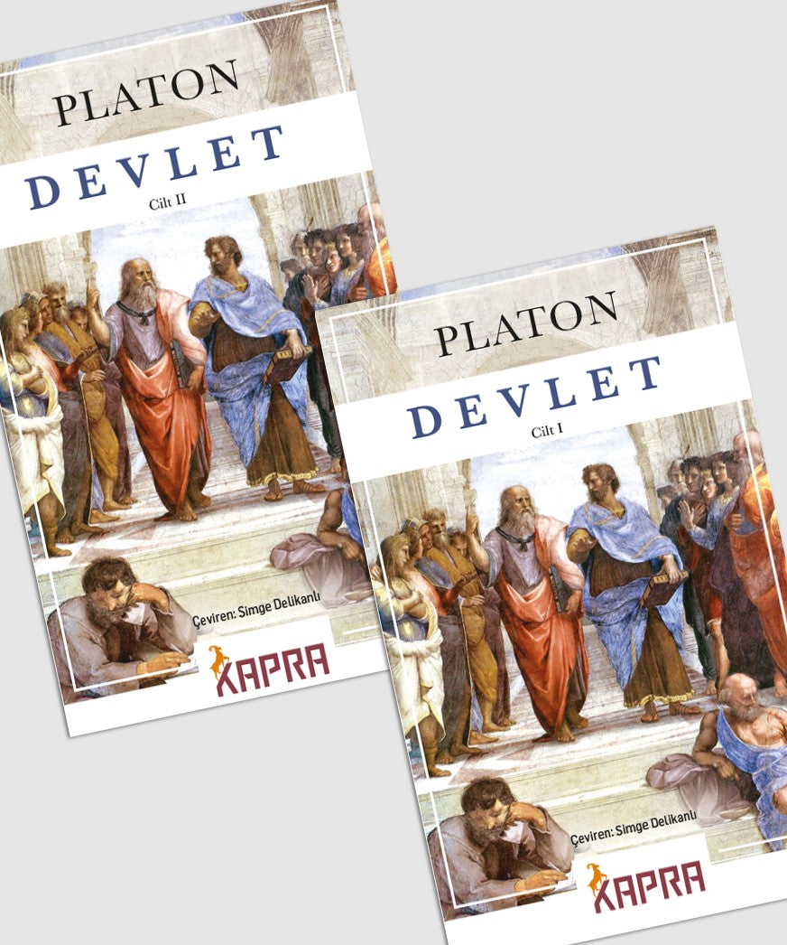 Devlet (2 Cilt Takım) - Platon (Eflatun) kitap kapağı