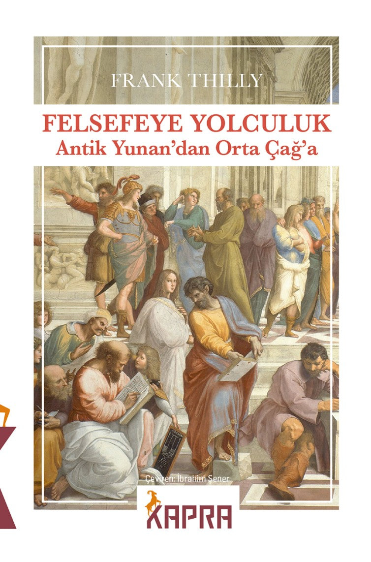 Felsefeye Yolculuk - Frank Thilly kitap kapağı
