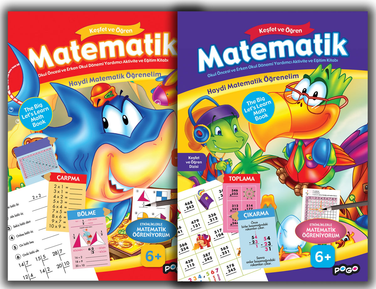 Keşfet ve Öğren Matematik Seti (2 Kitap) - Kolektif kitap kapağı