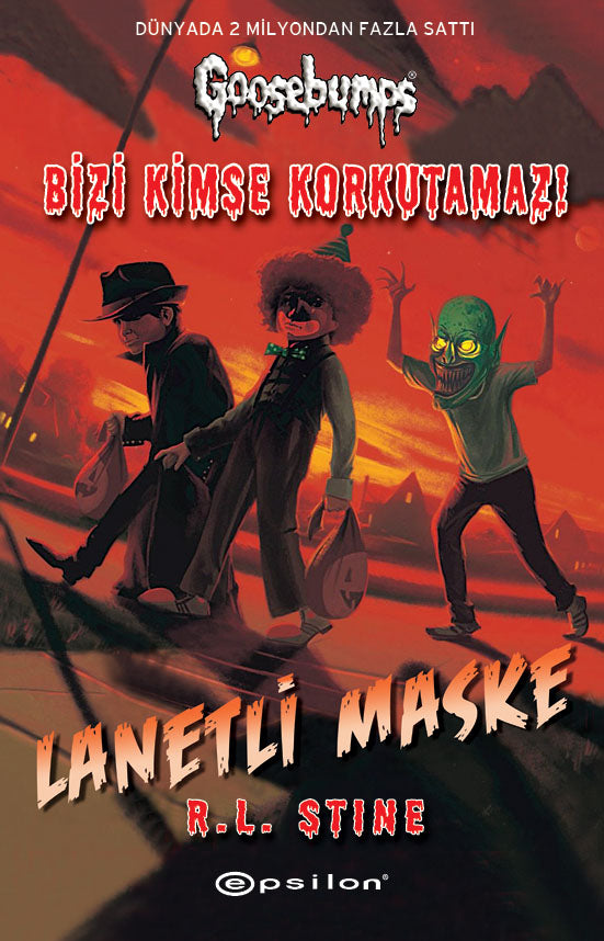 Bizi Kimse Korkutamaz! - Lanetli Maske - R. L. Stine kitap kapağı