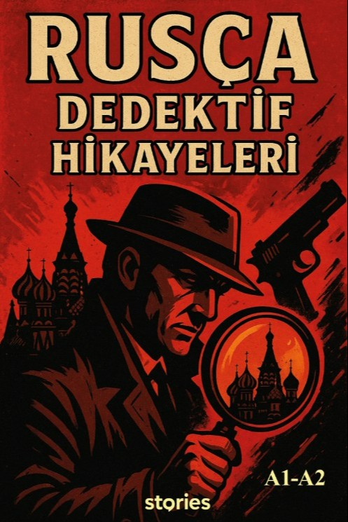 A1-A2 Rusça Dedektif Hikayeleri - Kolektif kitap kapağı