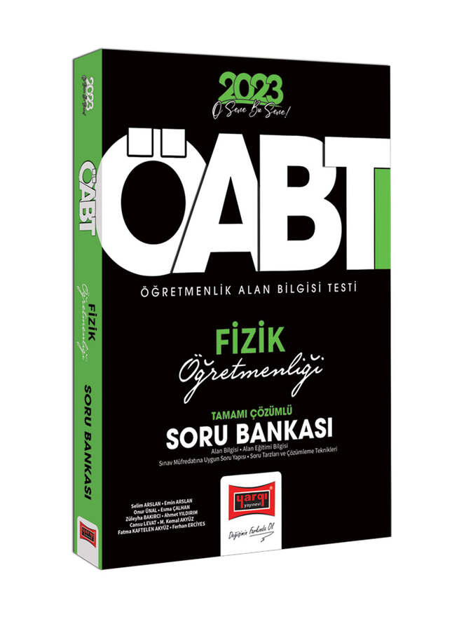 2023 KPSS ÖABT Fizik Öğretmenliği Tamamı Çözümlü Soru Bankası - Kolektif kitap kapağı