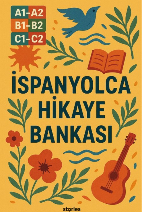 A1-A2-B1-B2-C1-C2 İspanyolca Hikaye Bankası - Kolektif kitap kapağı