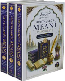 Muhtasarul Meani Tercümesi (3 Cilt Takım) - Sadettin Taftazani kitap kapağı