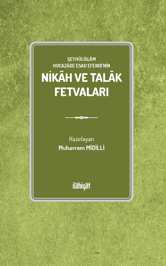 Nikah ve Talak Fetvaları - Muharrem Midilli kitap kapağı