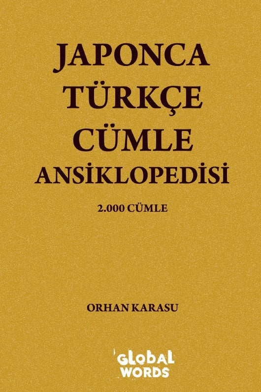 Japonca-Türkçe Cümle Ansiklopedisi 2000 Cümle - Orhan Karasu kitap kapağı