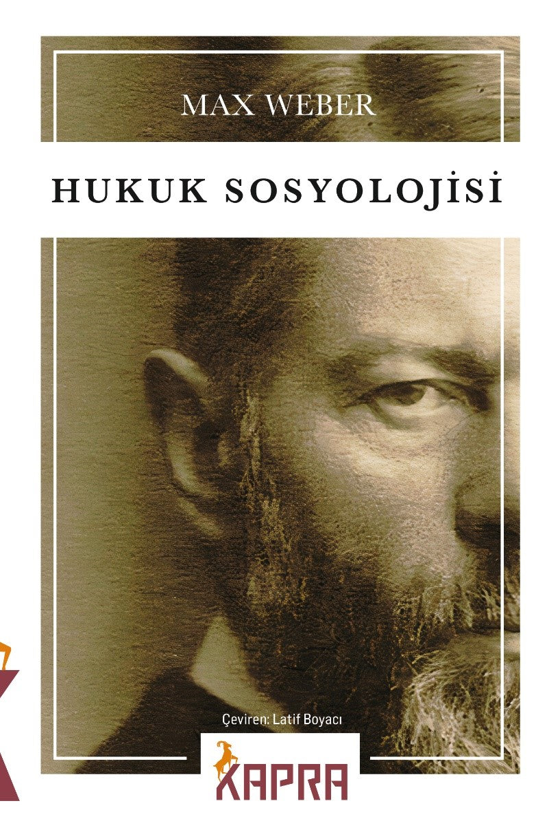 Hukuk Sosyolojisi - Max Weber kitap kapağı