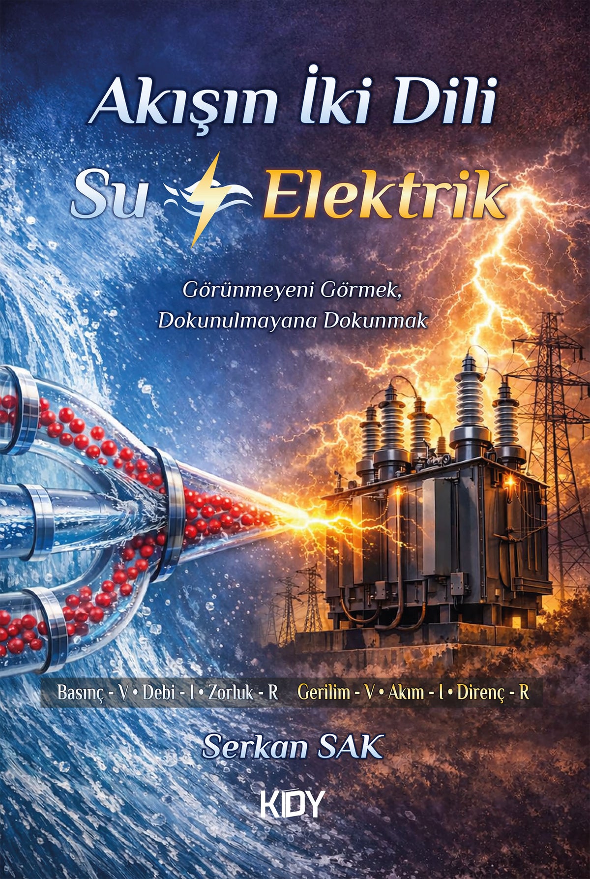Akışın İki Dili Su - Elektrik - Serkan Sak kitap kapağı