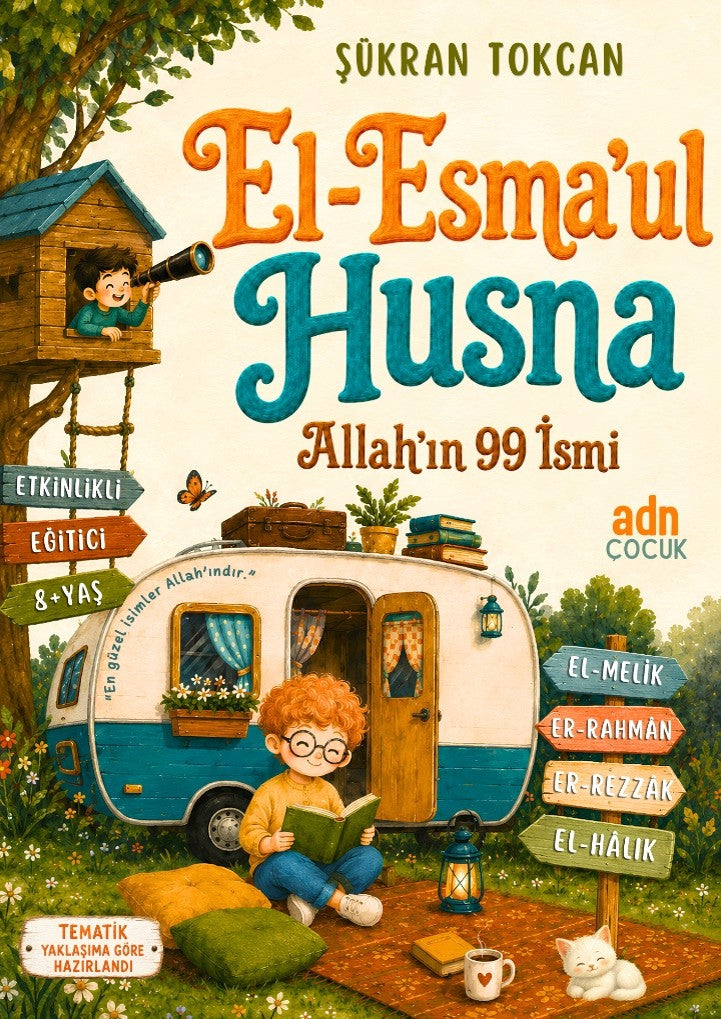 El-Esma'ul Husna Allah'ın 99 İsmi - Şükran Tokcan kitap kapağı