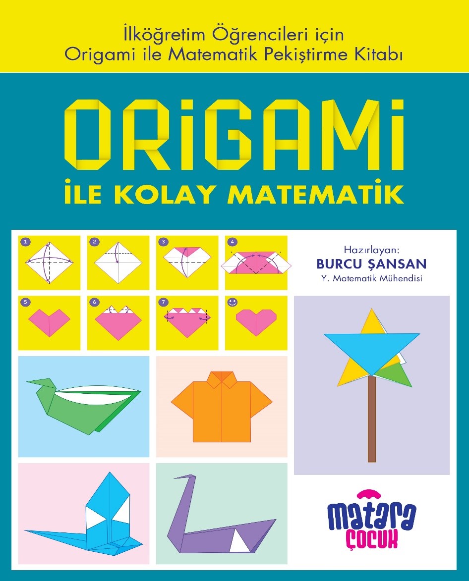 Origami ile Kolay Matematik - Y. Matematik Müh. Burcu Şansan kitap kapağı