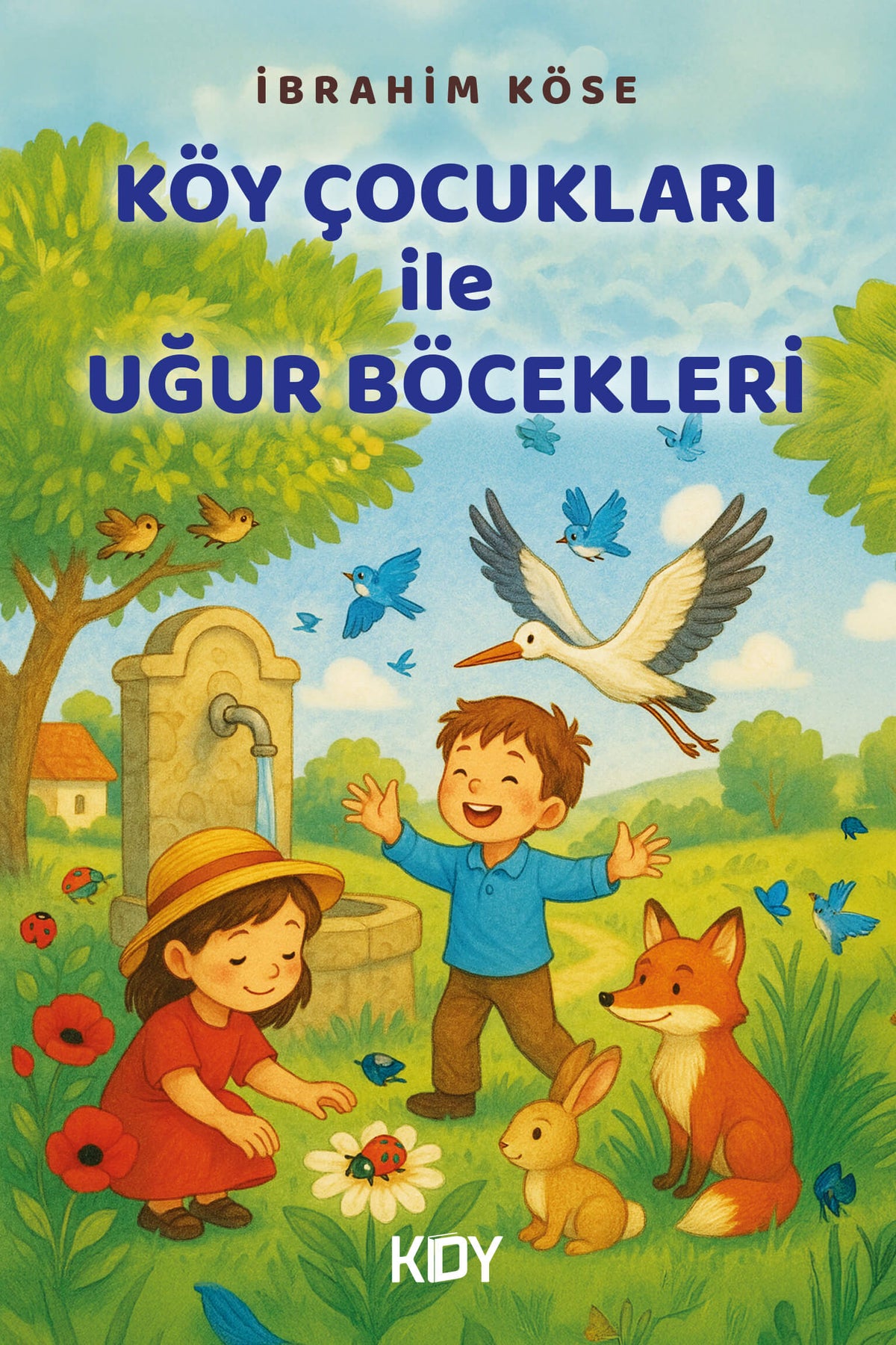 Köy Çocukları ile Uğur Böcekleri - İbrahim Köse kitap kapağı