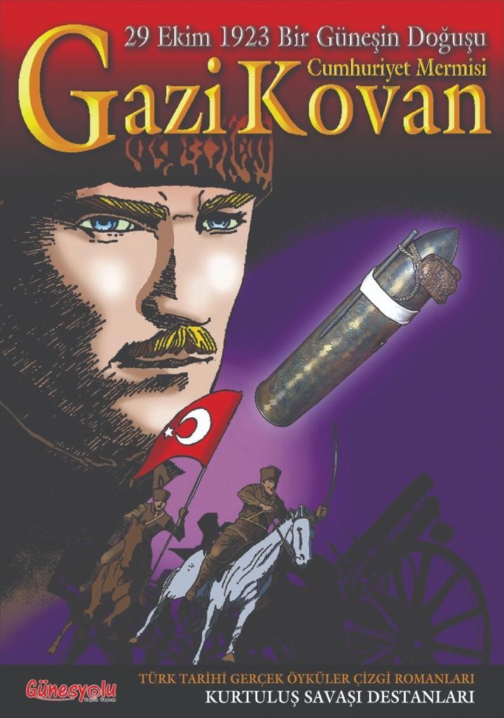 Gazi Kovan - Türk Tarihi Çizgi Romanları - Kolektif kitap kapağı