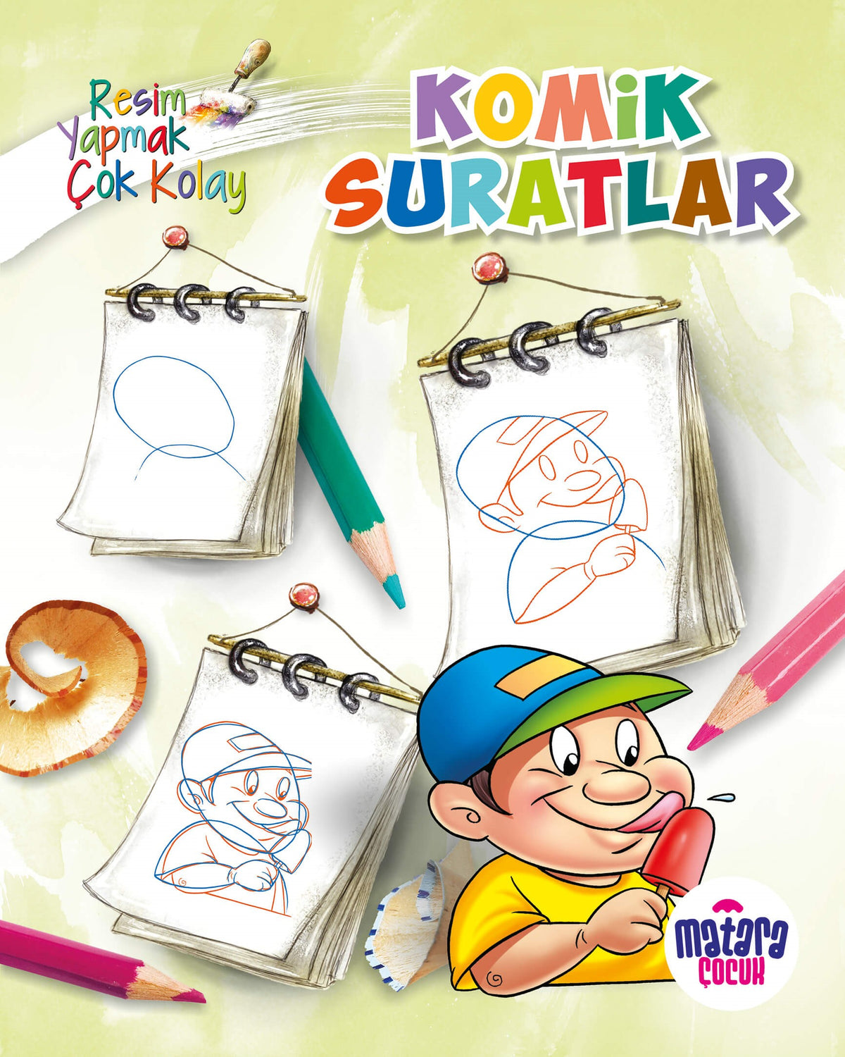 Komik Suratlar (Resim Yapmak Çok Kolay) - Kolektif kitap kapağı